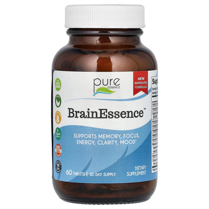 Pure Essence, BrainEssence, 60 Tablets
