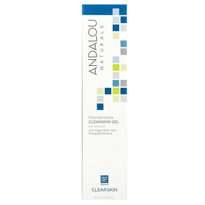 Andalou Naturals, Citrus Kombucha Cleansing Gel, Clear Skin, 6 fl oz (178 ml)