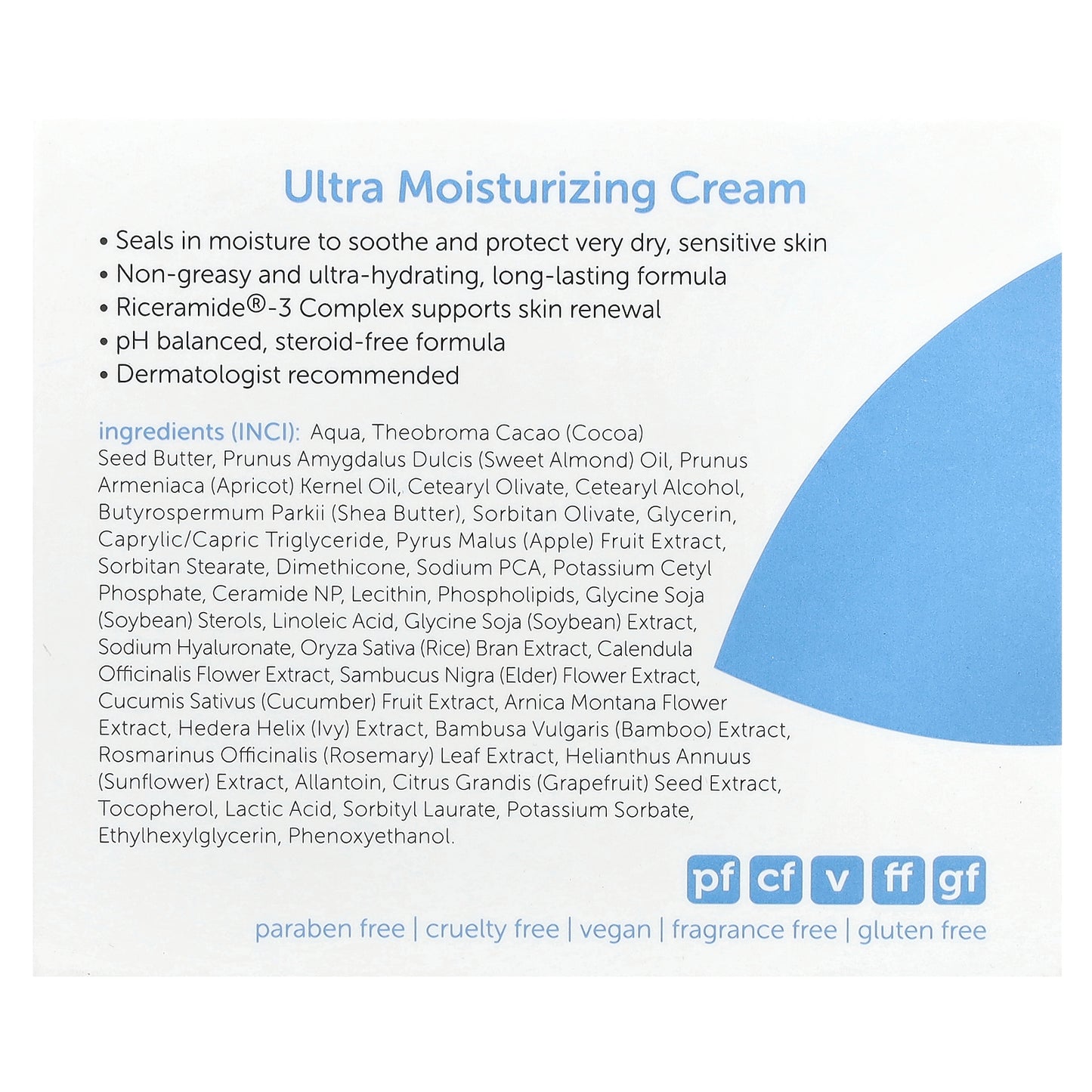 Ceramedx, Ultra Moisturizing Cream, Fragrance Free, 6 oz (170 g)