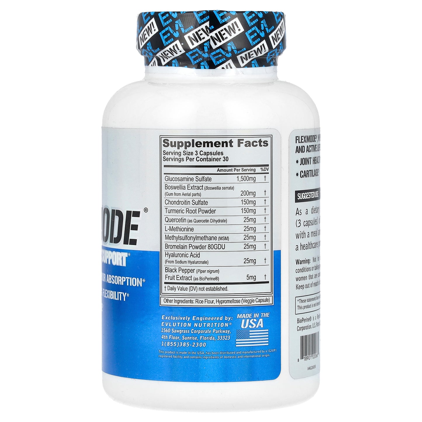 EVLution Nutrition, FlexMode®, Advanced Joint Support, 90 Veggie Capsules