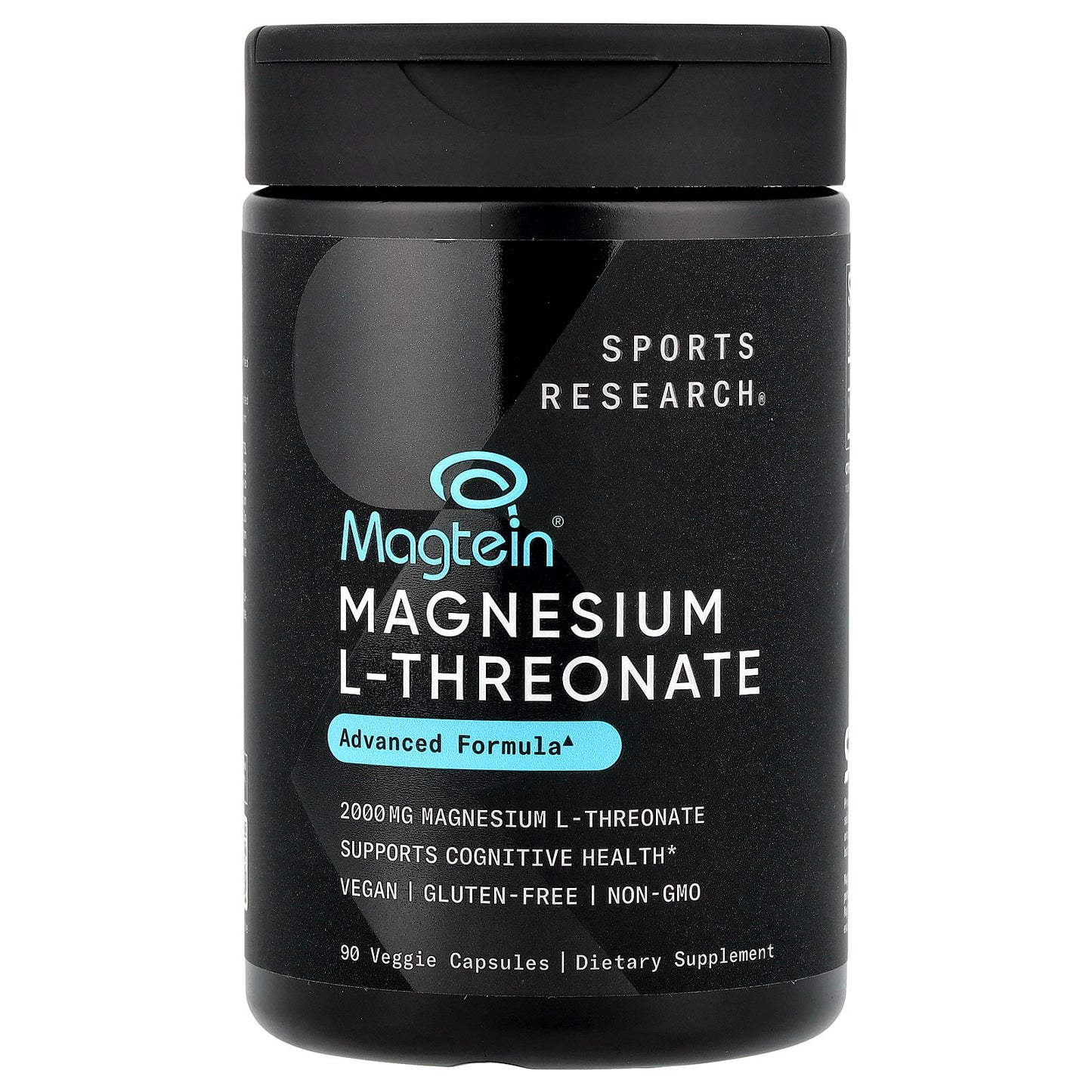 Sports Research, Magtein®, Magnesium L-Threonate, 90 Veggie Capsules (666 mg per Capsule)