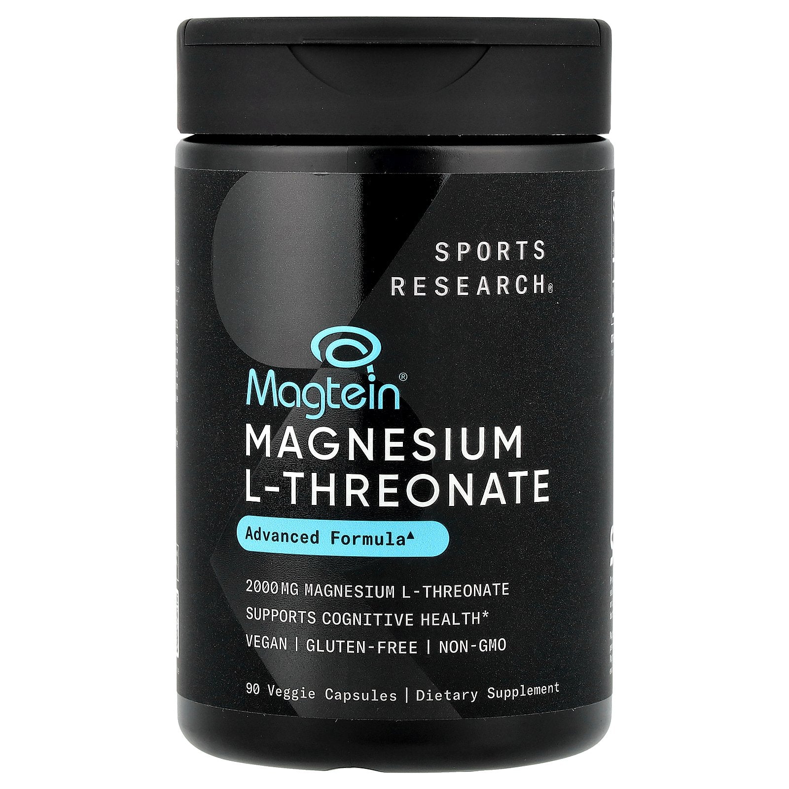 Sports Research, Magtein®, Magnesium L-Threonate, 90 Veggie Capsules (666 mg per Capsule)