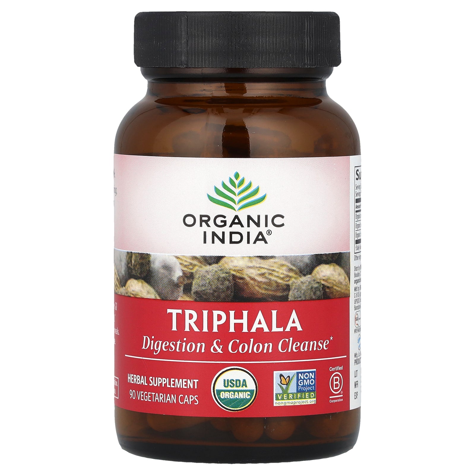 Organic India, Triphala, 90 Vegetarian Caps