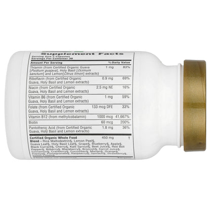 NaturesPlus, Source of Life® Garden, Certified Organic Vitamin B12, 60 Vegan Capsules