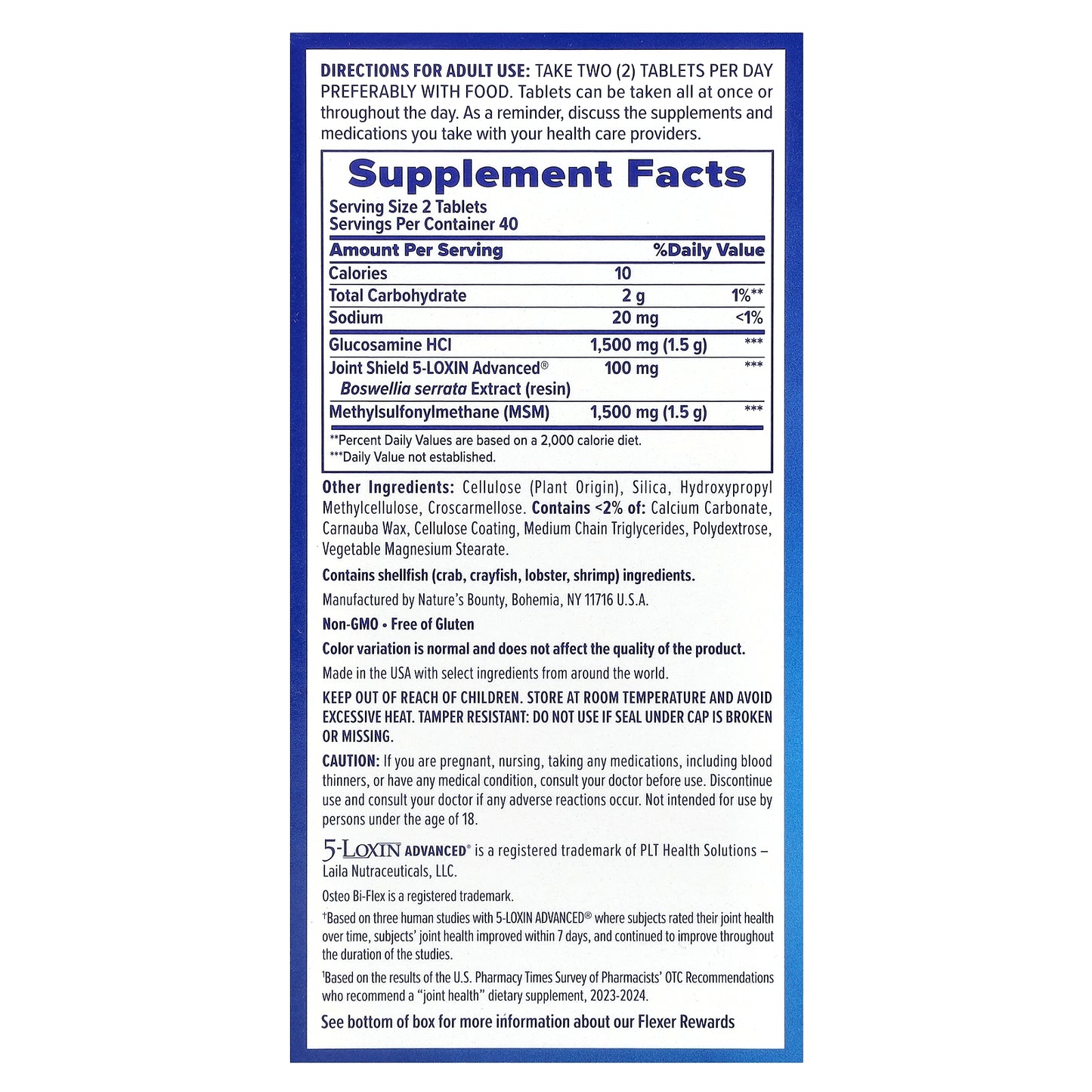 Osteo Bi-Flex, Joint Health, Triple Strength + MSM Formula, 80 Coated Tablets