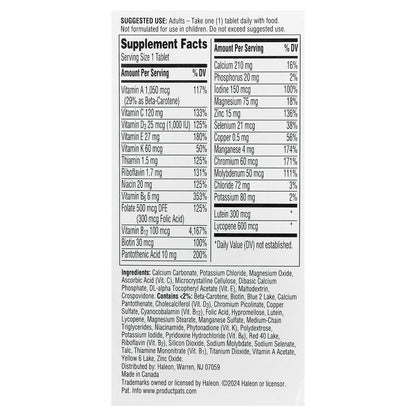 Centrum, Silver Men 50+, Complete Multivitamin, 100 Tablets