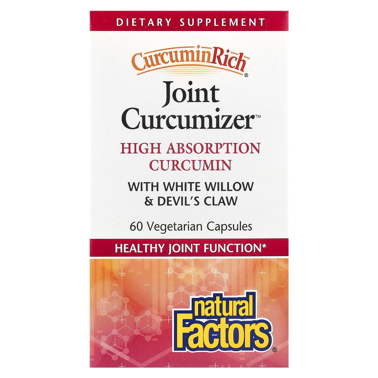 Natural Factors, CurcuminRich®, Joint Curcumizer®, 60 Vegetarian Capsules
