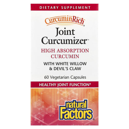 Natural Factors, CurcuminRich®, Joint Curcumizer®, 60 Vegetarian Capsules