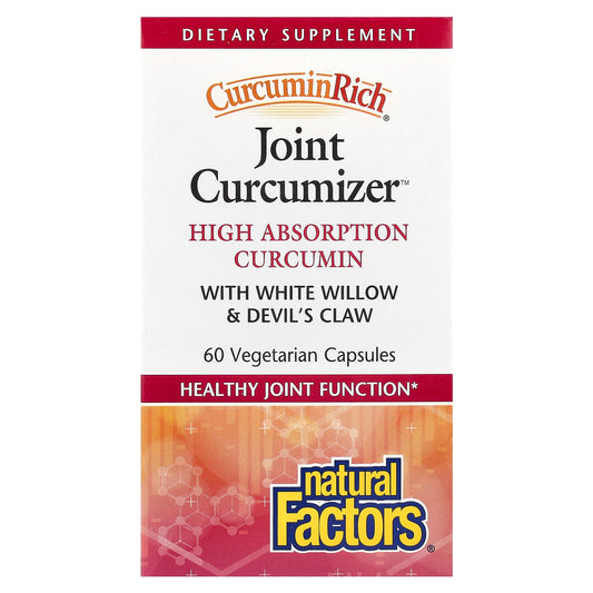 Natural Factors, CurcuminRich®, Joint Curcumizer®, 60 Vegetarian Capsules