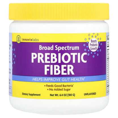 InnovixLabs, Broad Spectrum Prebiotic Fiber, Unflavored, 6.4 oz (180 g)