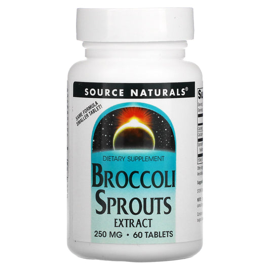 Source Naturals, Broccoli Sprouts Extract, 250 mg, 60 Tablets