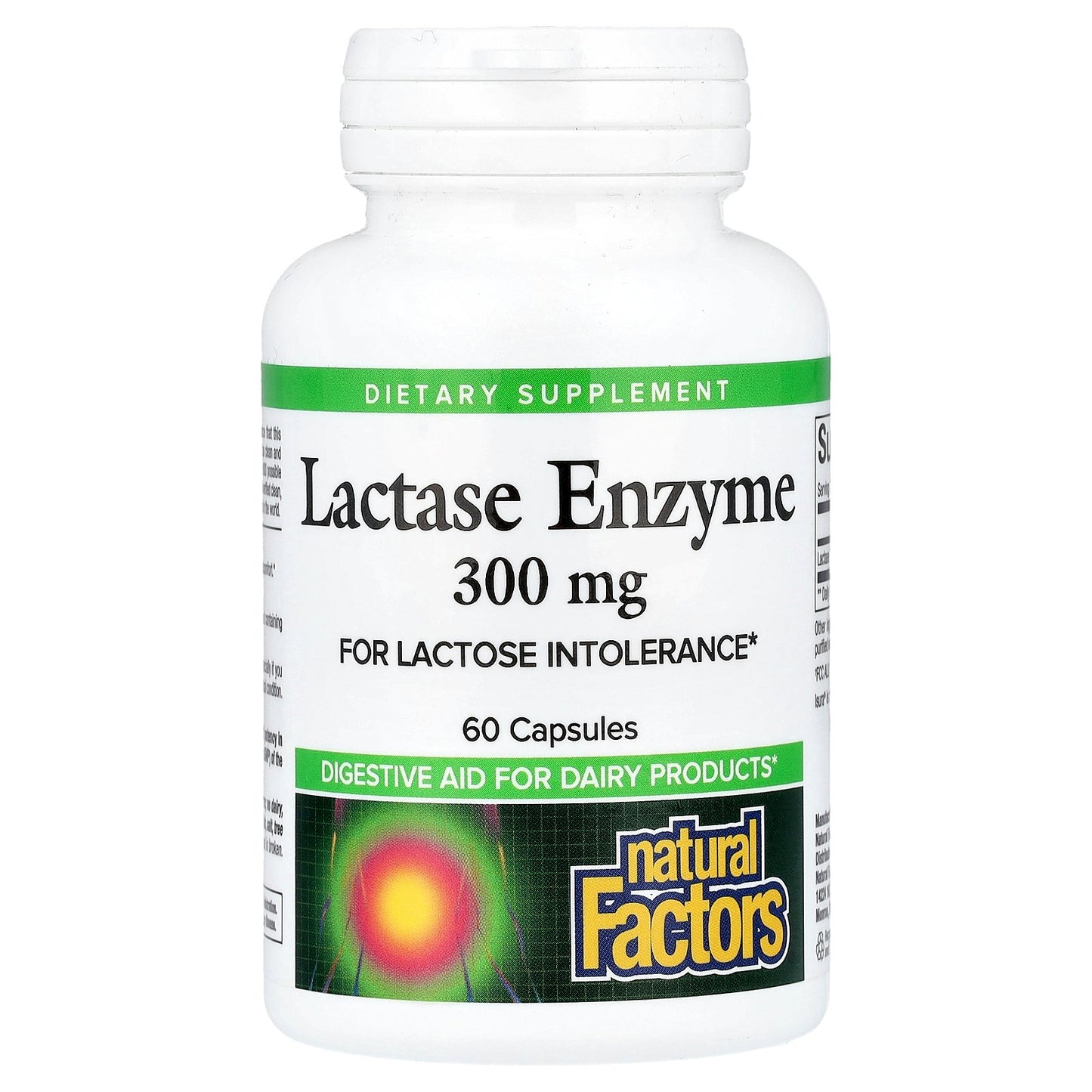 Natural Factors, Lactase Enzyme, 300 mg, 60 Capsules