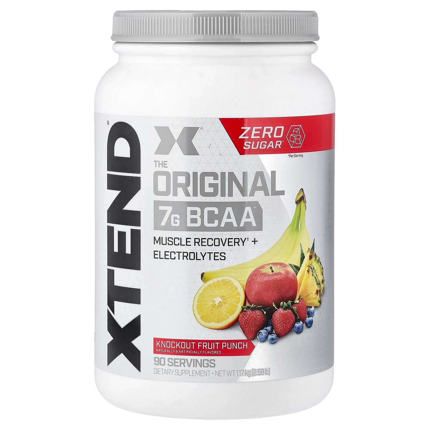 XTEND, 7G BCAA, Knockout Fruit Punch, 2.58 lb (1.17 kg)