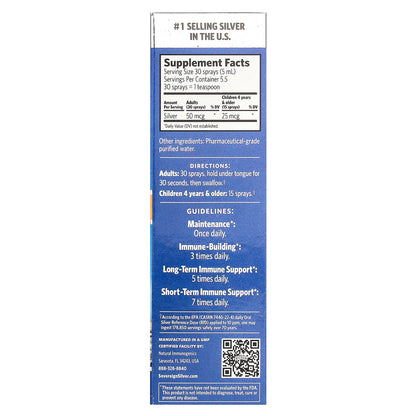 Sovereign Silver, Bio-Active Silver Hydrosol™, Fine Mist Spray, 10 ppm, 1 fl oz (29 ml)