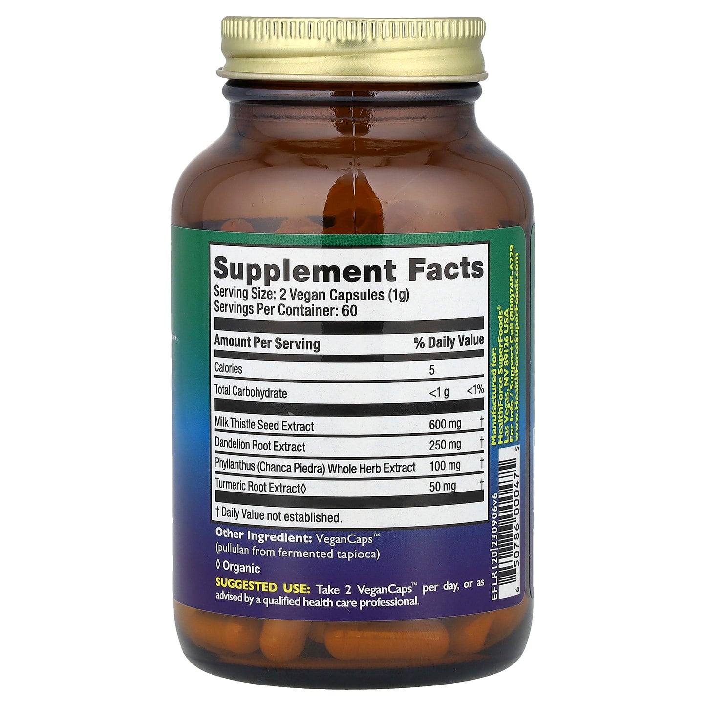 HealthForce Superfoods, Liver Rescue™, 120 Vegan Caps™