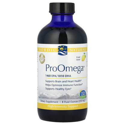 Nordic Naturals, ProOmega®, Lemon, 8 fl oz (237 ml)