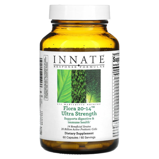 Innate Response Formulas, Flora 20-14, Ultra Strength, 60  Capsules