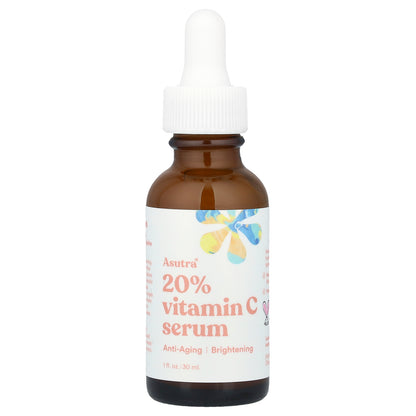 Asutra, 20% Vitamin C Serum, 1 fl oz (30 ml)