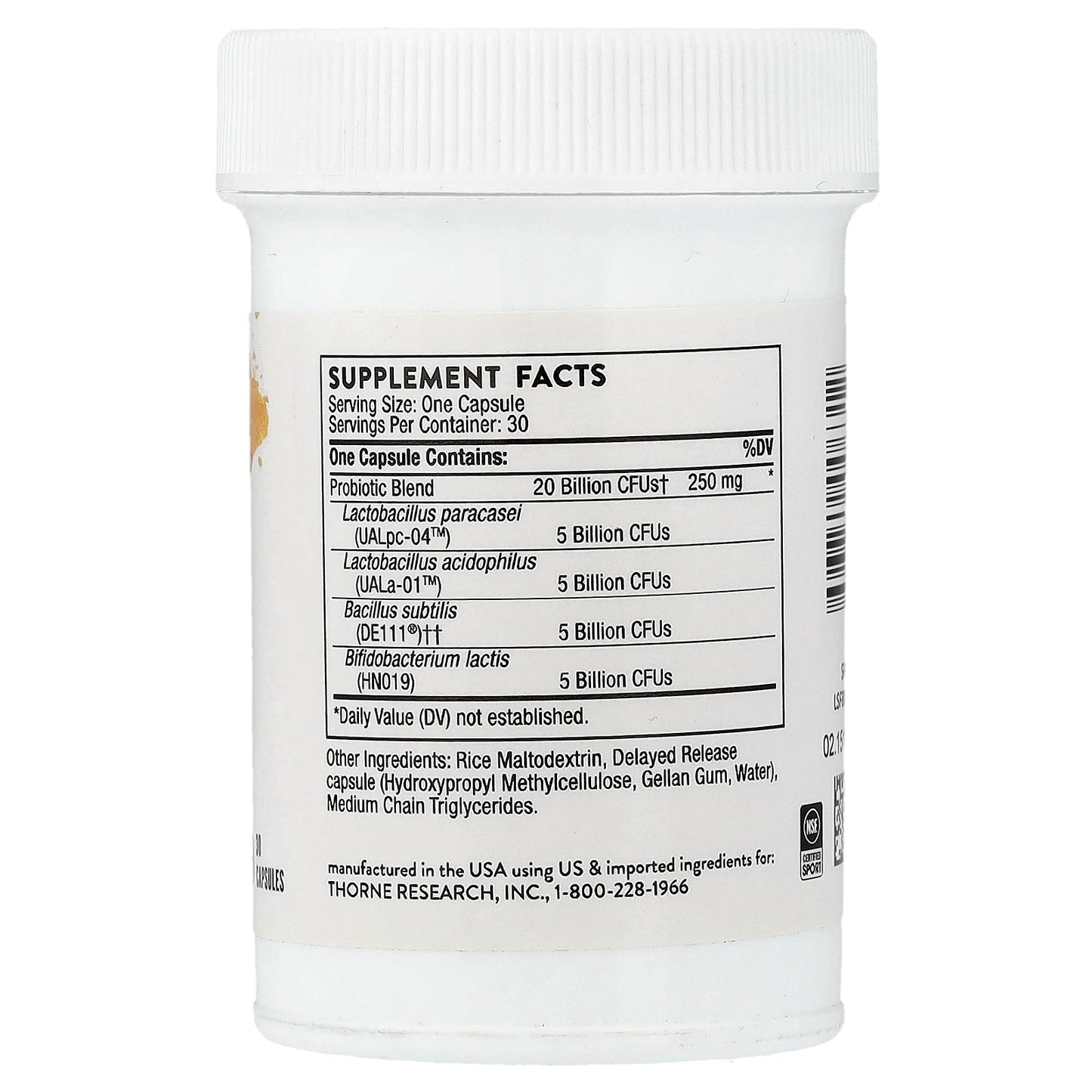 Thorne, FloraSport 20B®, 30 Capsules