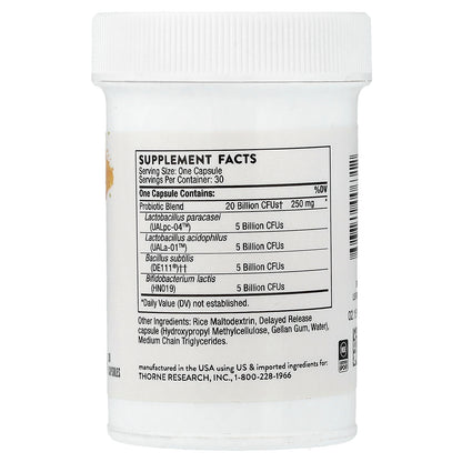 Thorne, FloraSport 20B®, 30 Capsules