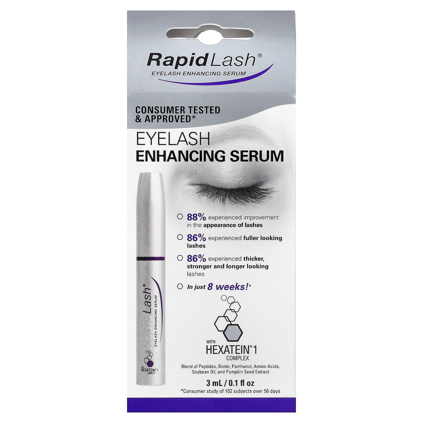 RapidLash, Eyelash Enhancing Serum, 0.1 fl oz (3 ml)