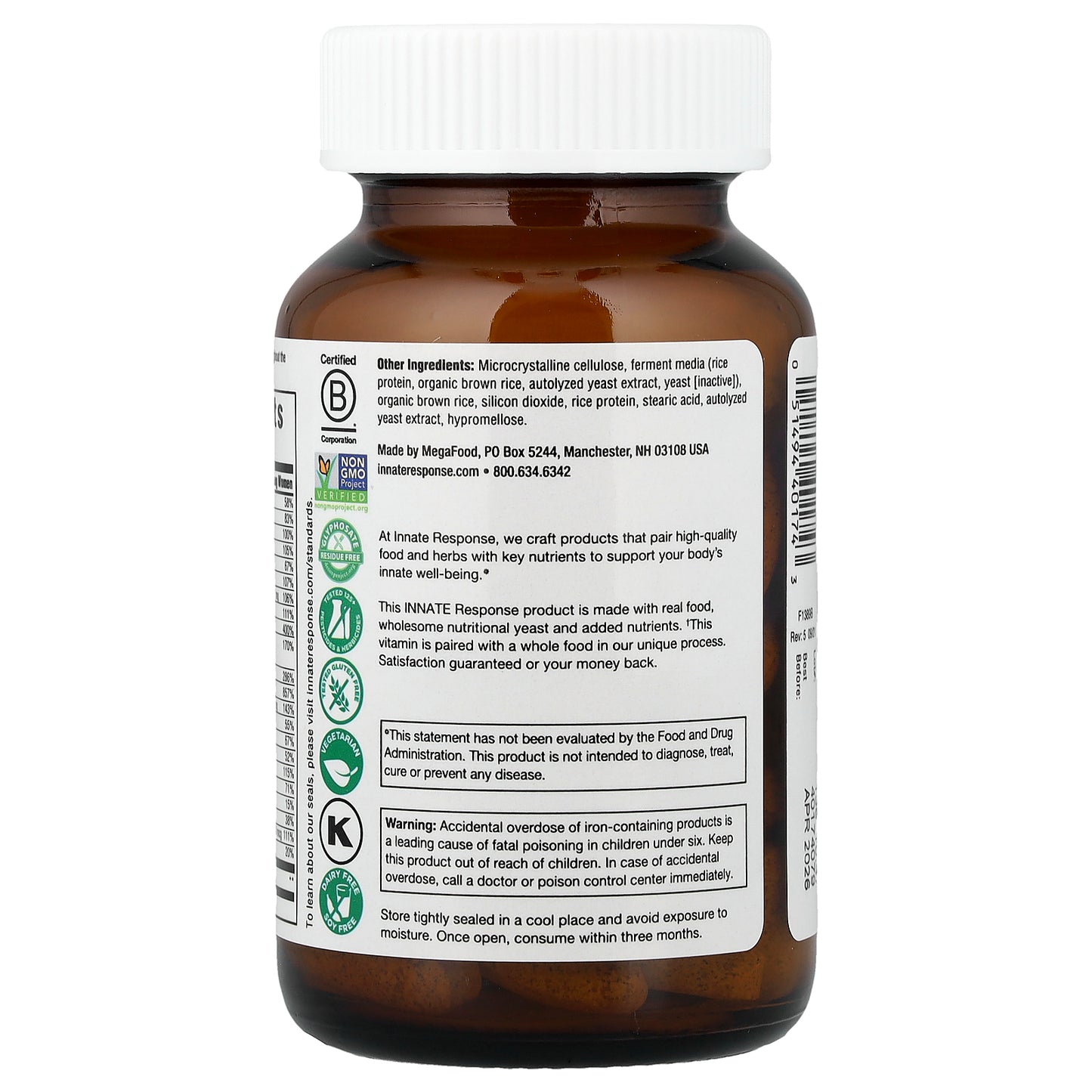 Innate Response Formulas, Baby & Me™ Multivitamin, 60 Tablets