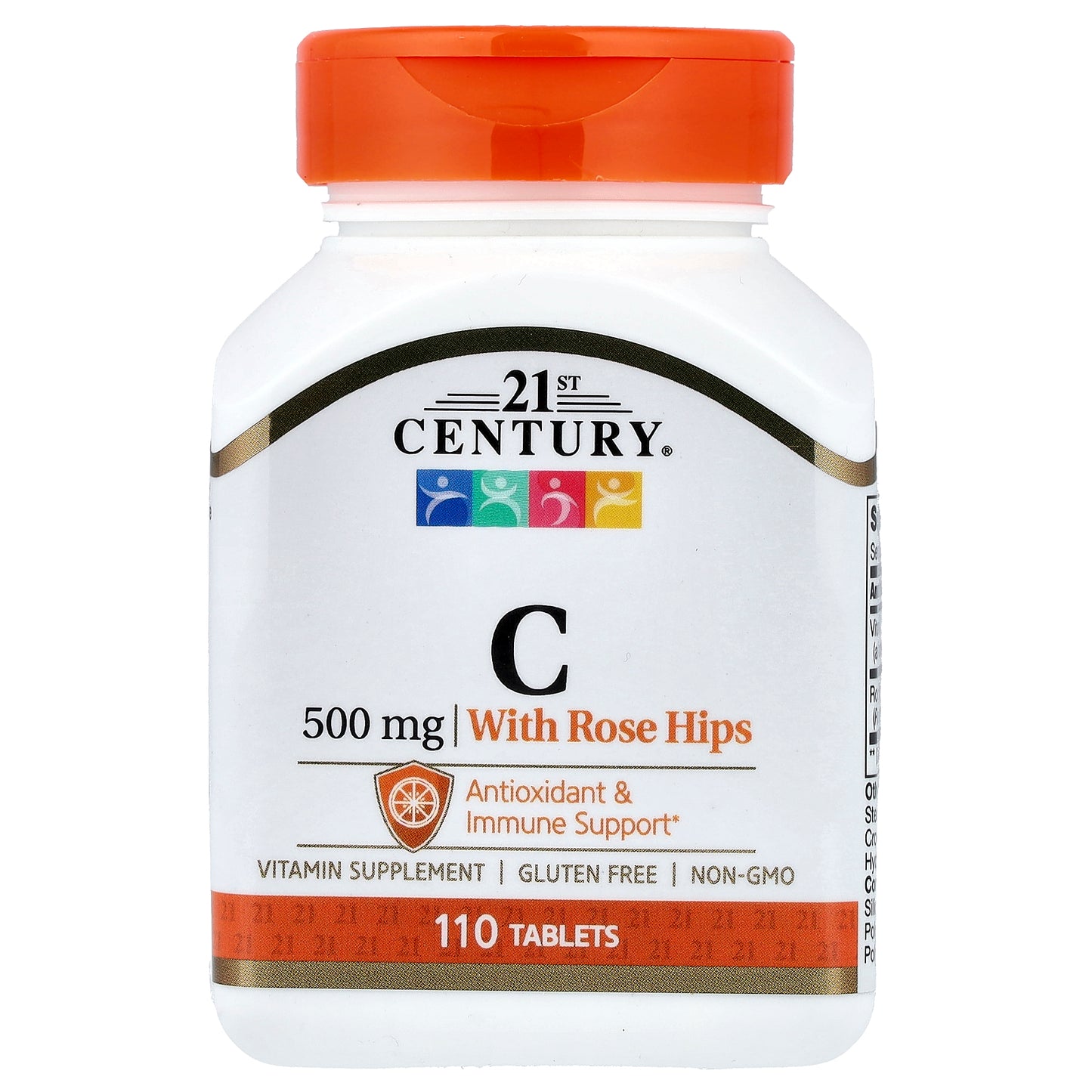 21st Century, Vitamin C with Rose Hips, 500 mg, 110 Tablets