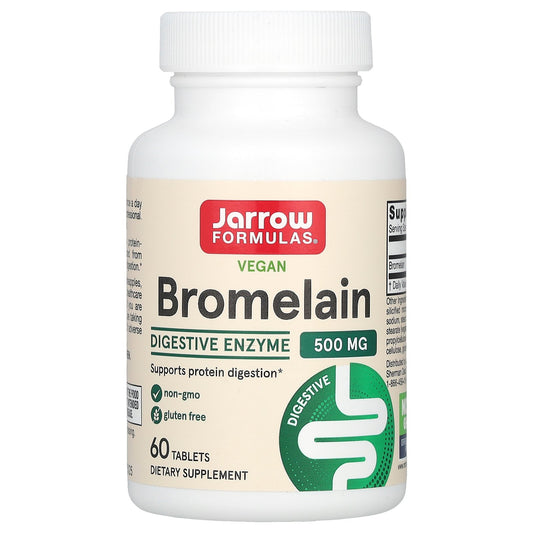 Jarrow Formulas, Vegan Bromelain, 500 mg, 60 Tablets