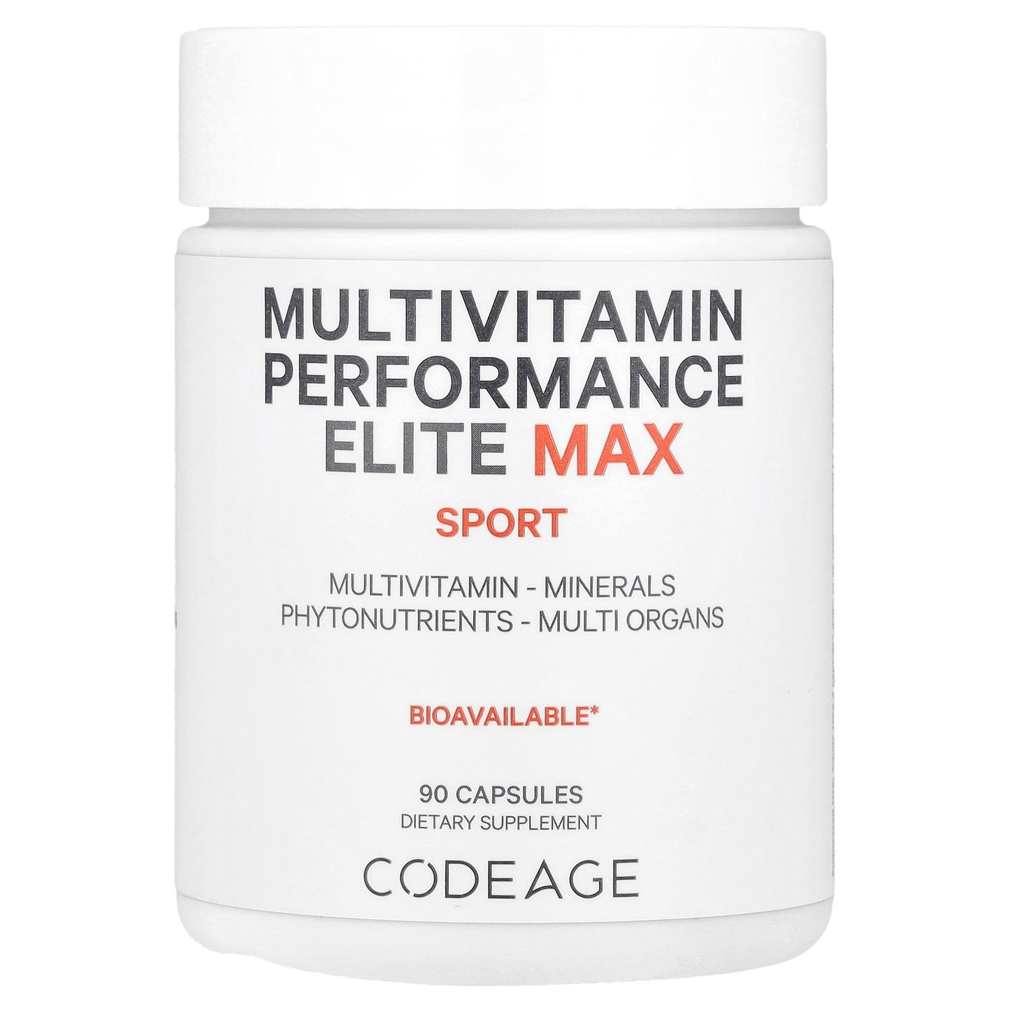 Codeage, Multivitamin Performance Elite Max, Sport , 90 Capsules