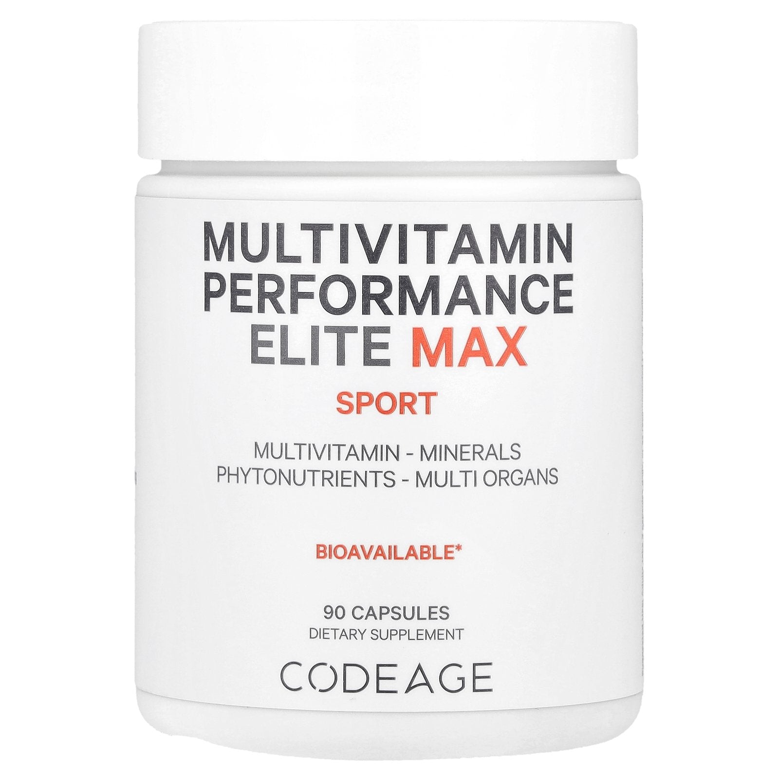 Codeage, Multivitamin Performance Elite Max, Sport , 90 Capsules