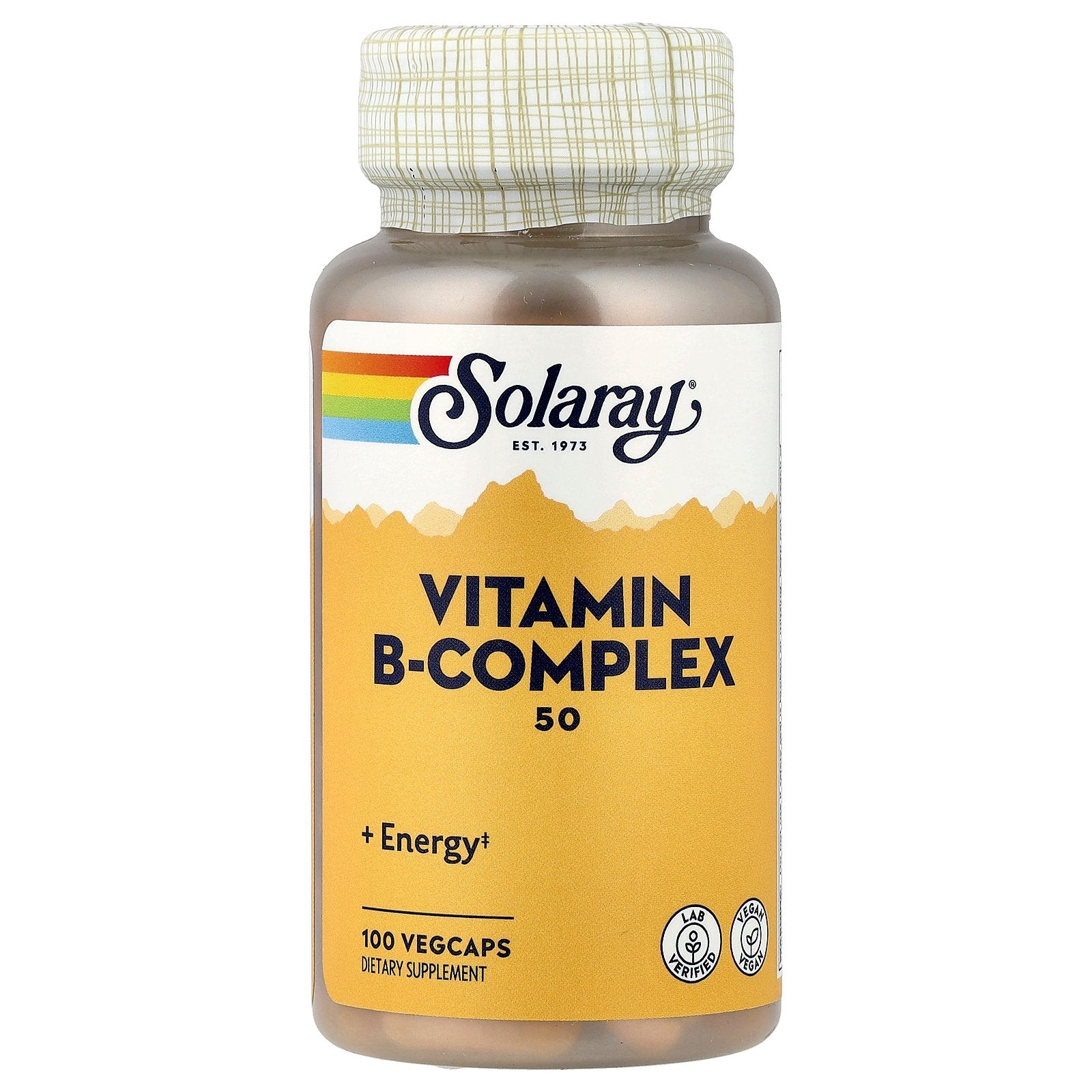 Solaray, Vitamin B-Complex 50 , 100 VegCaps