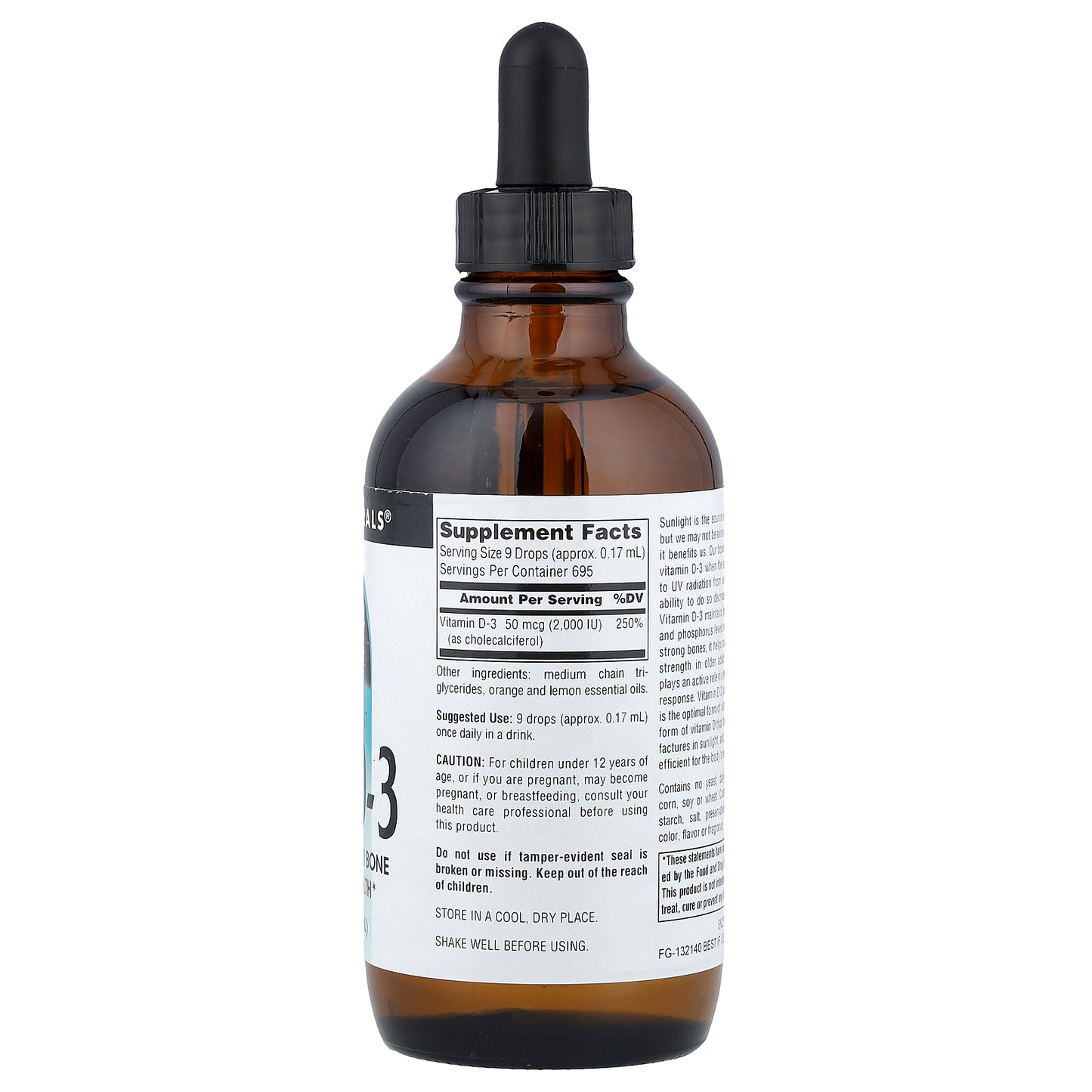 Source Naturals, Vitamin D-3, 4 fl oz (118.28 ml)