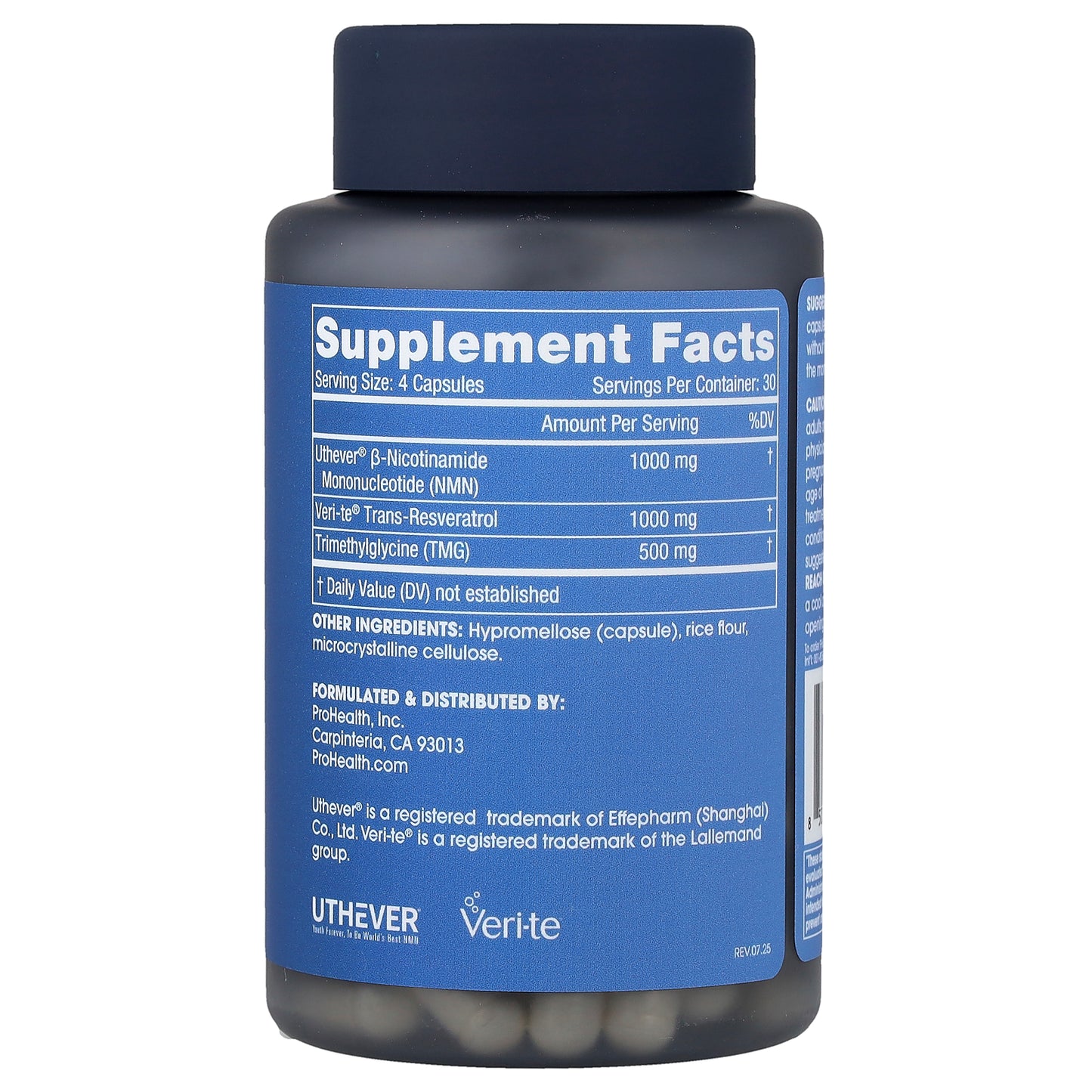 ProHealth Longevity, NMN Pro™ Complete, 120 Capsules