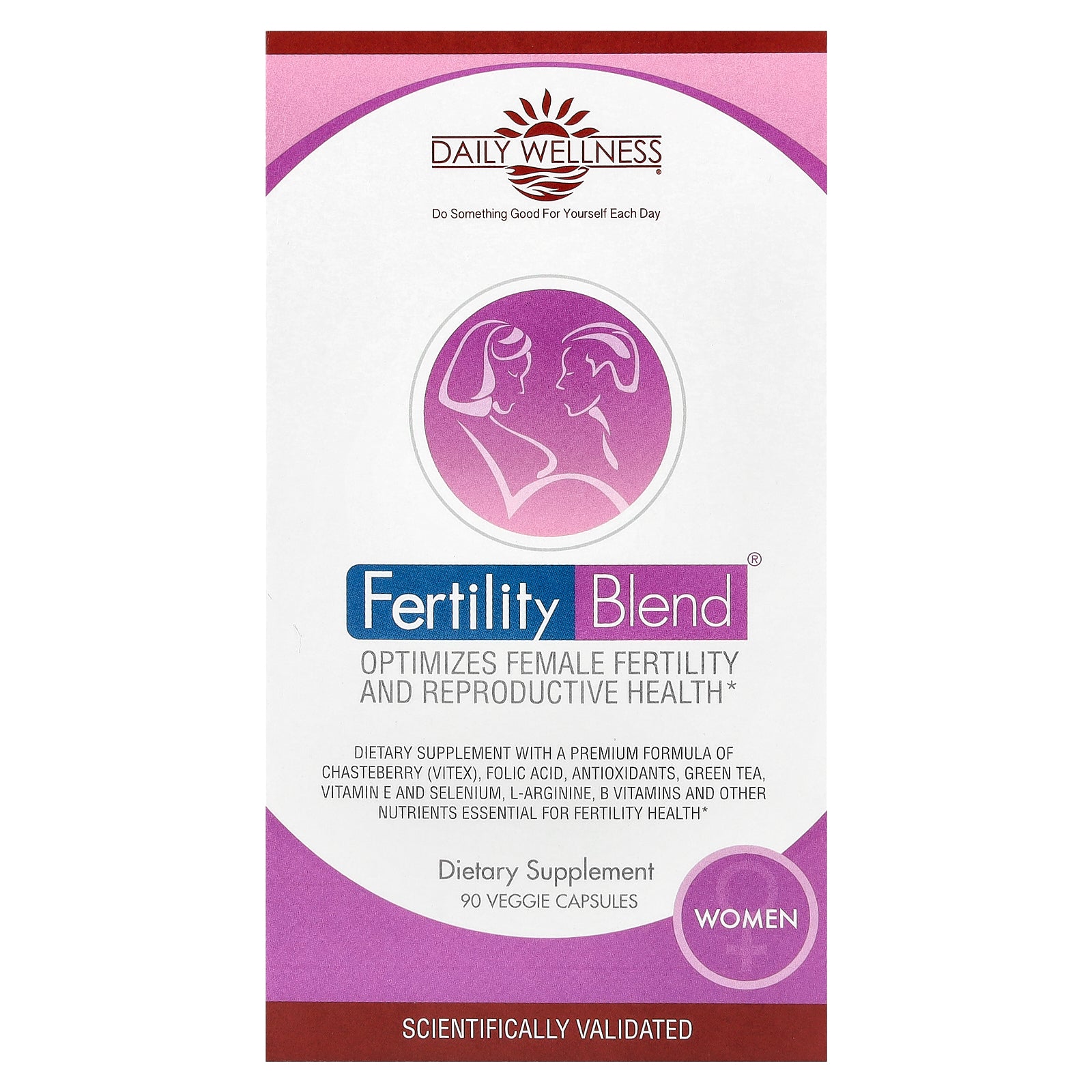 Daily Wellness Company, Fertility Blend® for Women, 90 Veggie Capsules