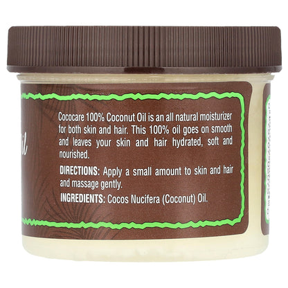 Cococare, 100% Coconut Oil, 4 oz (110 g)