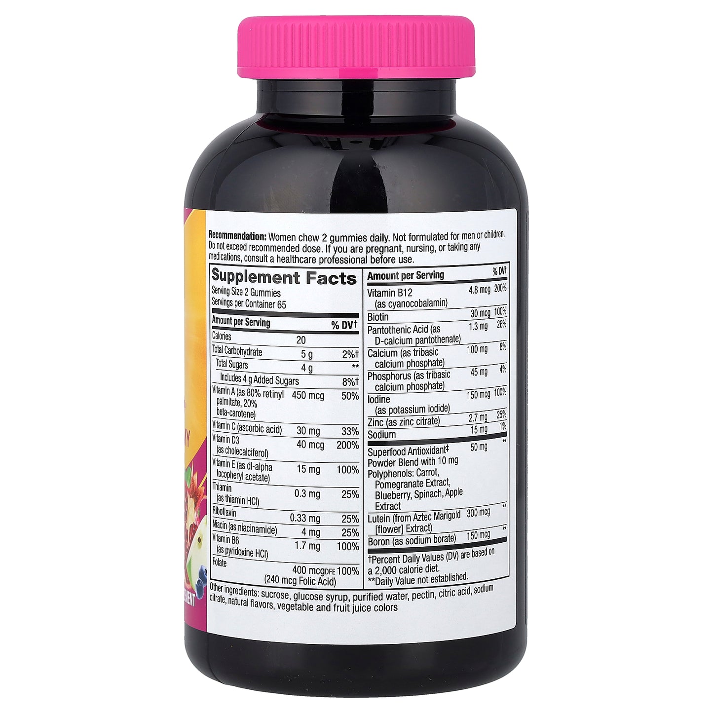 Nature's Way, Alive!® Women's 50+ Multivitamin Gummy, Mixed Berry, 130 Gummies