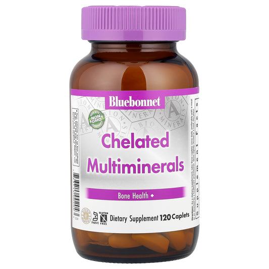 Bluebonnet Nutrition, Chelated Multiminerals, 120 Caplets