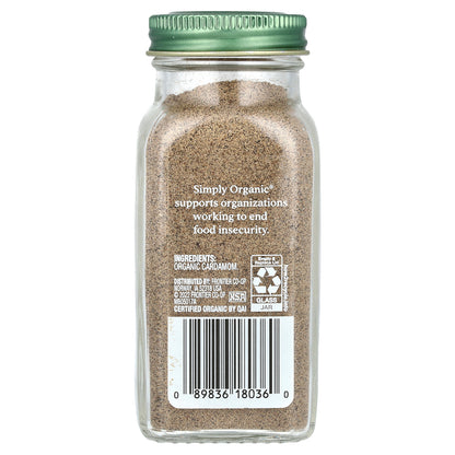 Simply Organic, Cardamom, 2.82 oz (80 g)