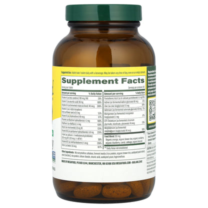 MegaFood, Men's 55+, One Daily Multivitamin, 120 Tablets