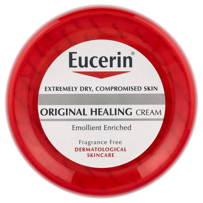 Eucerin, Original Healing Cream, Extremely Dry, Compromised Skin, Fragrance Free, 16 oz (454 g)
