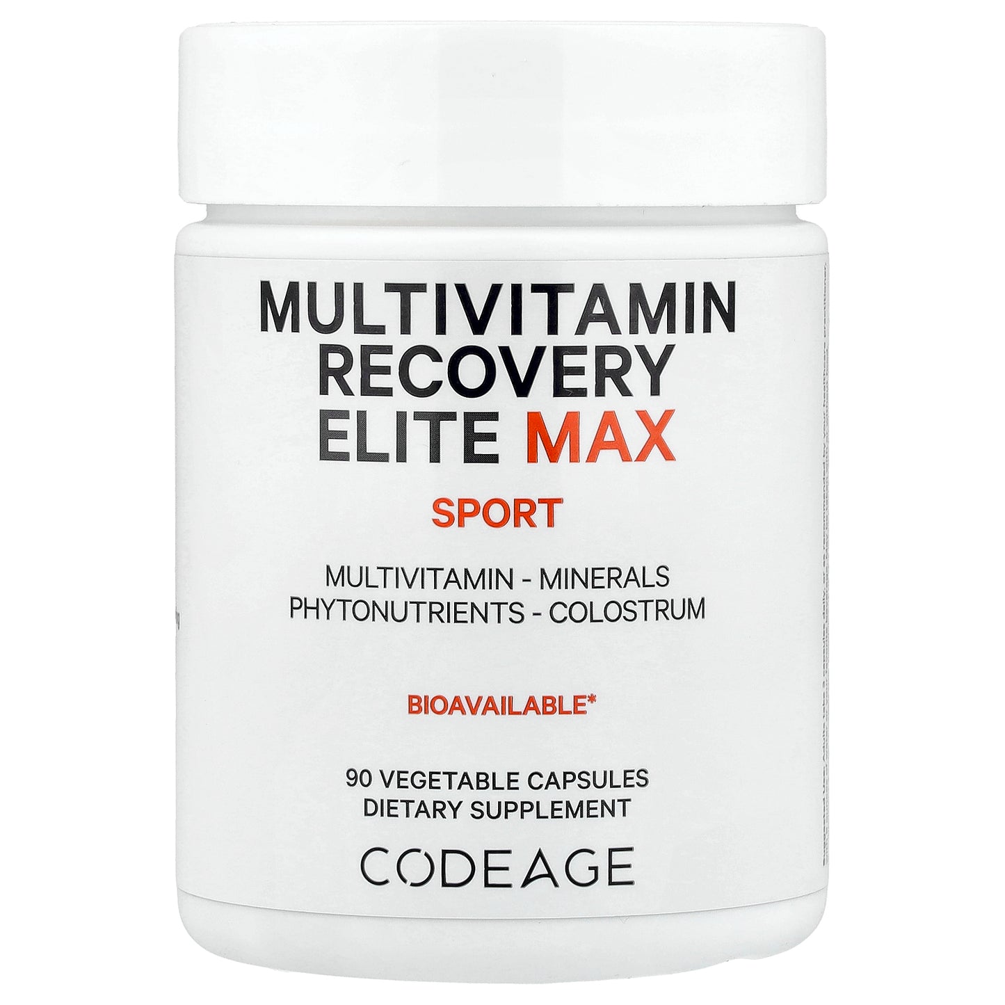Codeage, Sport, Multivitamin Recovery Elite Max, 90 Vegetable Capsules