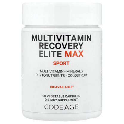 Codeage, Sport, Multivitamin Recovery Elite Max, 90 Vegetable Capsules