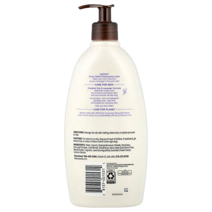 Aveeno, Stress Relief Moisturizing Lotion, Lavender, 18 fl oz (532 ml)