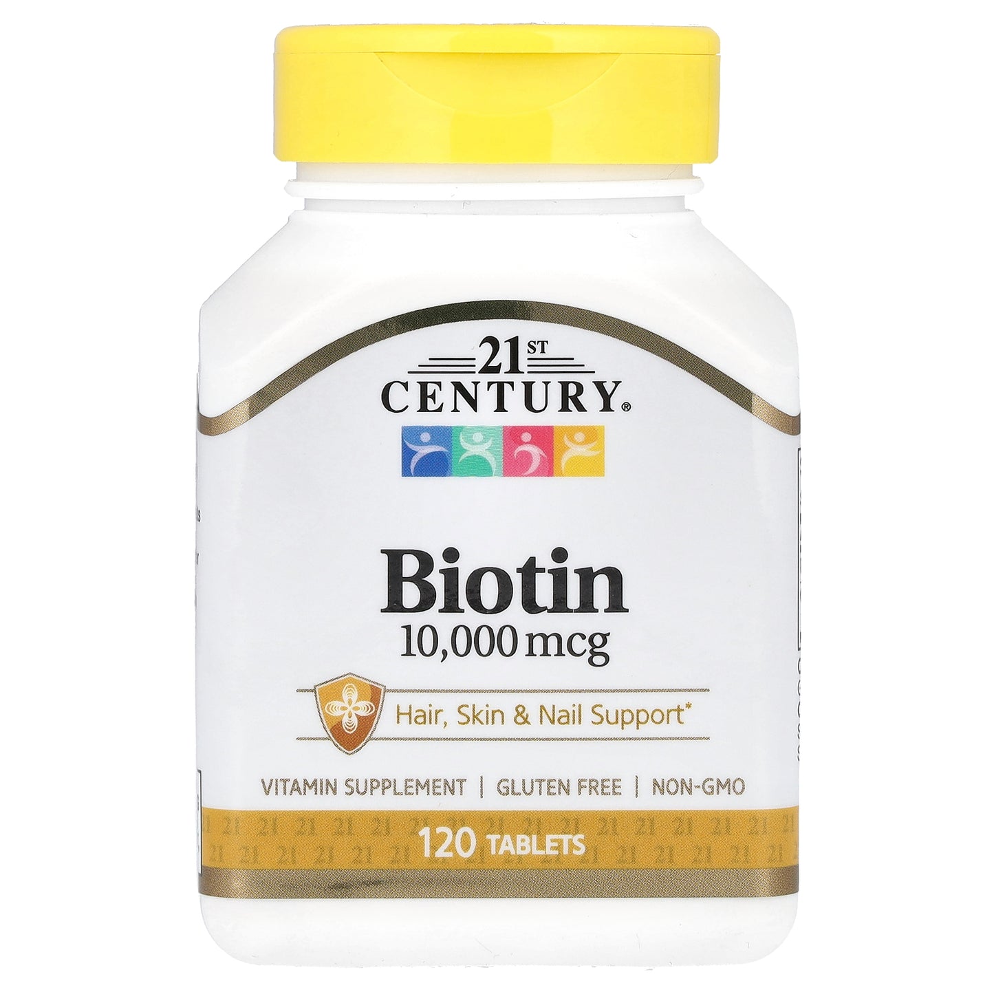 21st Century, Biotin, 10,000 mcg, 120 Tablets