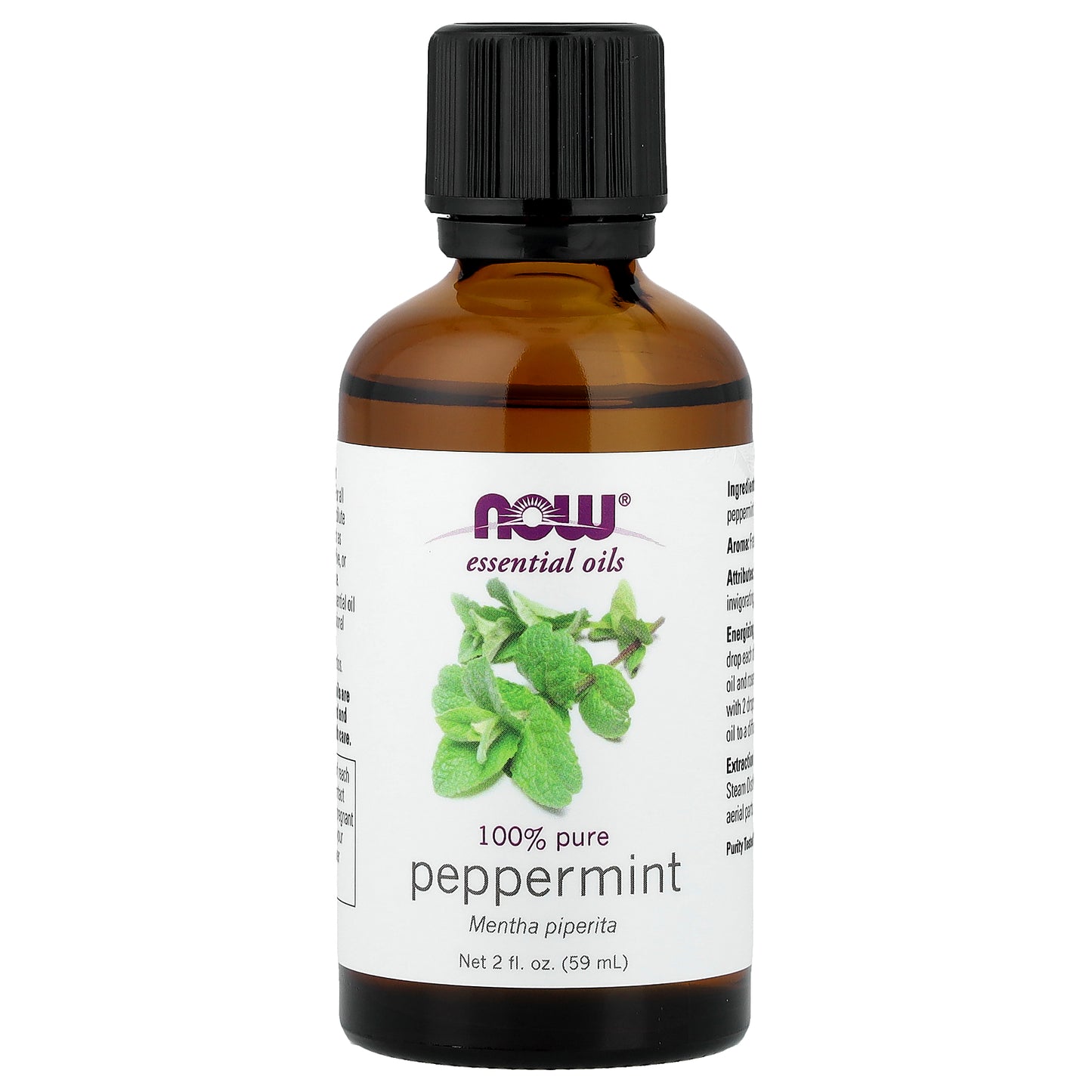 NOW Foods, Essential Oils, Peppermint, 2 fl oz (59 ml)