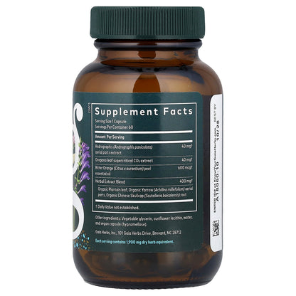 Gaia Herbs, Sinus & Lung Supreme™, 60 Liquid Phyto-Caps®