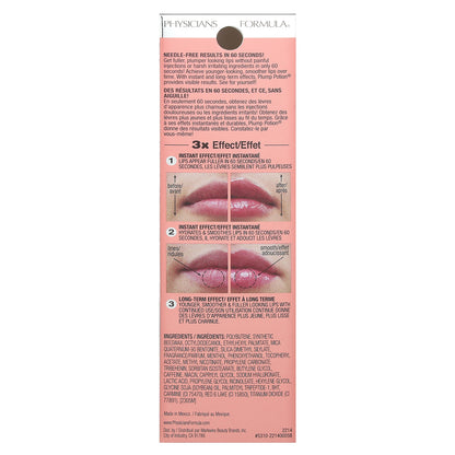Physicians Formula, Plump Potion®, Needle-Free Lip Plumping Cocktail, 2214 Pink Crystal Potion, 0.1 oz (3 g)
