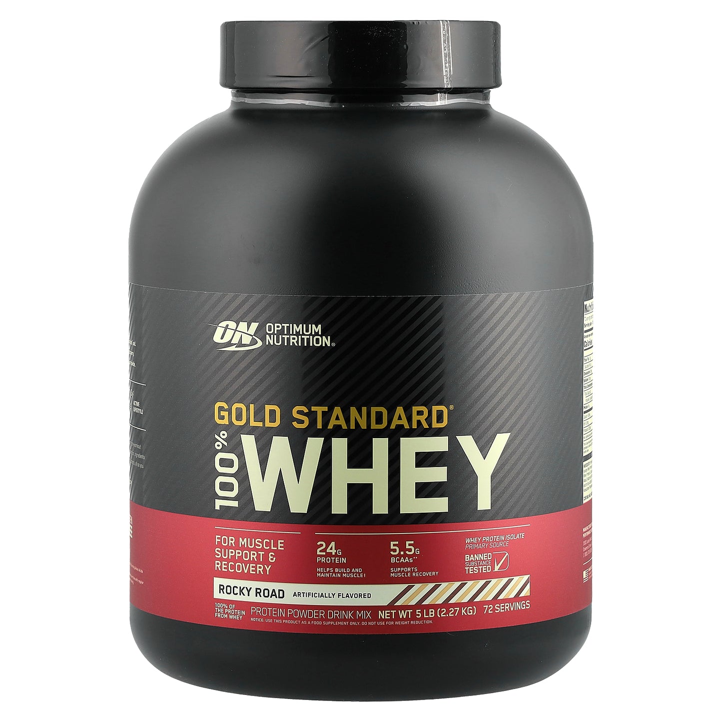 Optimum Nutrition, Gold Standard® 100% Whey, Rocky Road, 5 lb (2.27 kg)