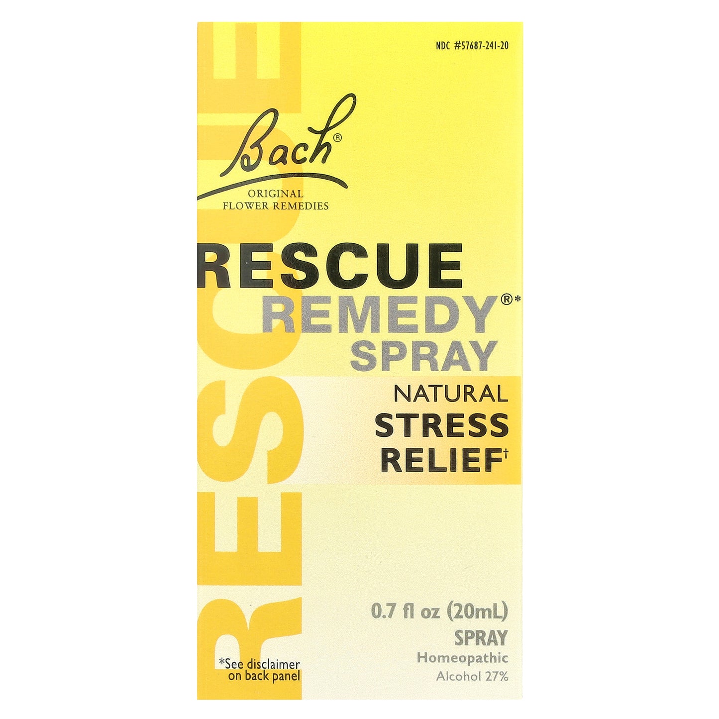 Bach, Original Flower Remedies, Rescue Remedy® Spray, 0.7 fl oz (20 ml)