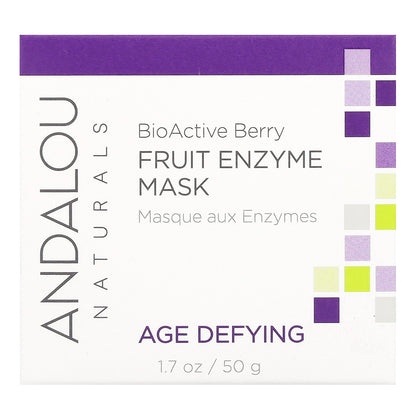 Andalou Naturals, BioActive Berry, Fruit Enzyme Beauty Mask, Age Defying, 1.7 oz (50 g)